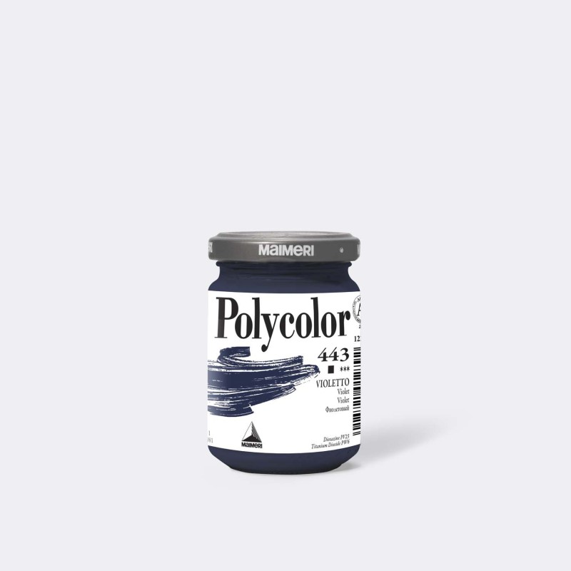 Maimeri Polycolor colore vinilico Violetto 140 ml M1220443 Maimeri Polycolor colore vinilico Violetto 140 ml M1220443