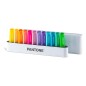 Pantone Desk Set 12 evidenziatori punta scalpello colori neon e pastello in custodia alluminio PT84010410