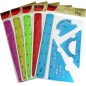 SET RIGA CM.30+SQUADRE+GONIOM. FLEX COL. TRASP. H305 82044