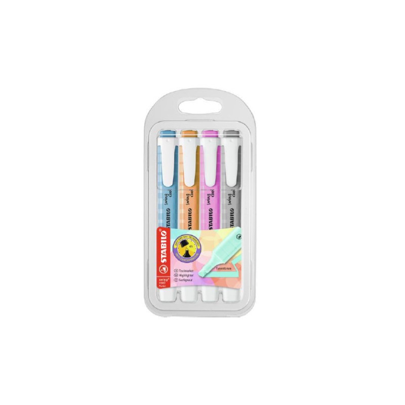EVID.STABILO SWING COOL PASTEL -4 colori 275/4-08-2 (new color 2022) EVID.STABILO SWING COOL PASTEL -4 colori 275/4-08-2 (new color 2022)