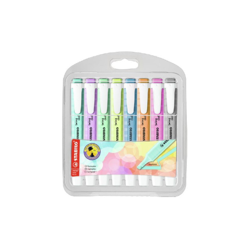 EVID.STABILO SWING COOL PASTEL -8 colori 275/8-08-2 (new color 2022) EVID.STABILO SWING COOL PASTEL -8 colori 275/8-08-2 (new color 2022)