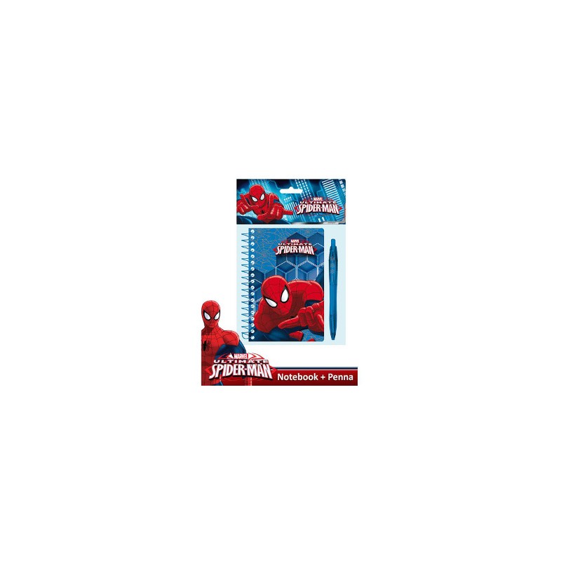Notebook blocconote + penna spiderman Notebook blocconote + penna spiderman