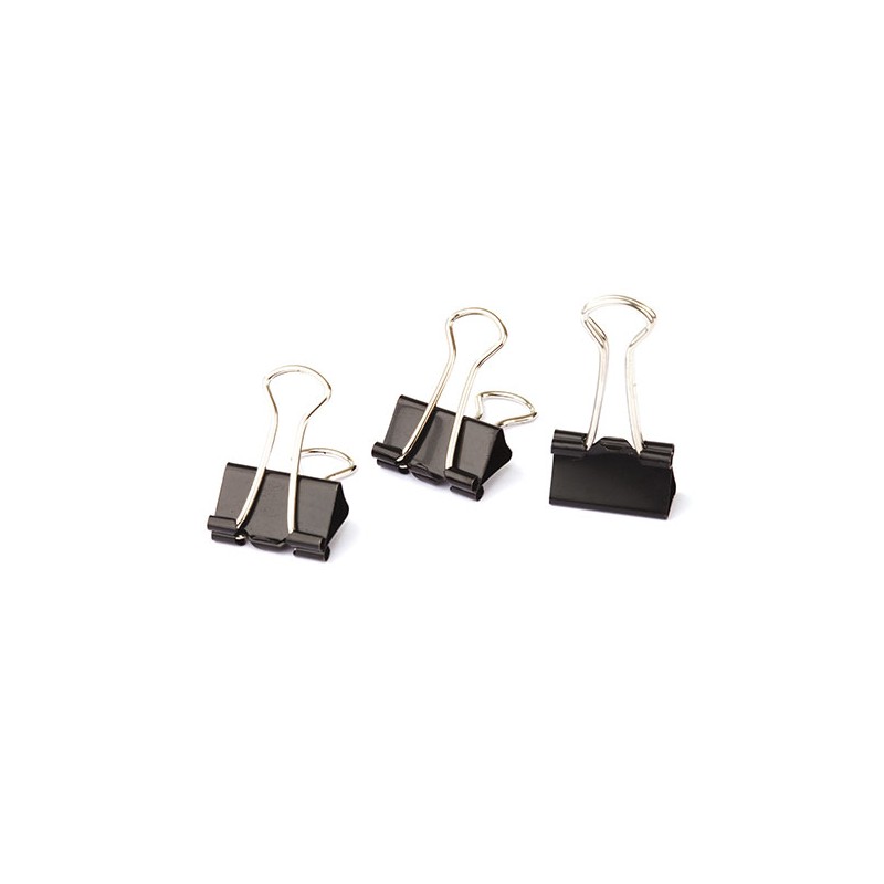 12 pezzi Pinza per fogli graffette molle fermacarte 32mm 18/003 12 pezzi Pinza per fogli graffette molle fermacarte 32mm 18/003