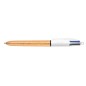 BIC 4 Colours penna a sfera a scatto 4 colori punta media 1,0 mm fusto effetto champagne – confezione 12 pezzi 992701 BIC 4 Colours penna a sfera a scatto 4 colori punta media 1,0 mm fusto effetto champagne – confezione 12 pezzi 992701