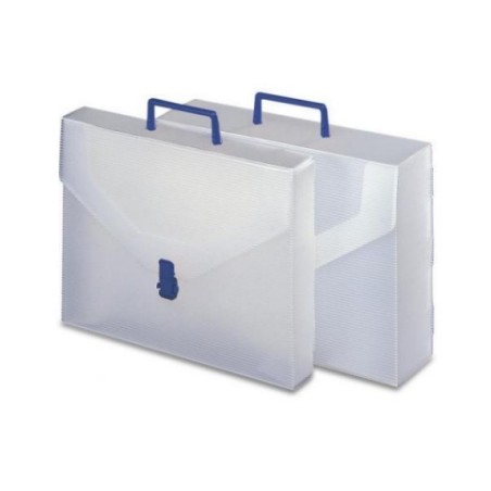1 - ARTGRAF Valigia in Plastica Polionda con Doppia Chiusura 51X71X4 524-MA