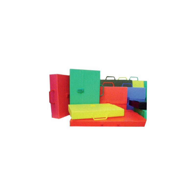 Artgraf valigetta portadisegni in plastica polionda colorata doppia chiusura 27x38 cm dorso 8 cm 278-MAC Artgraf valigetta portadisegni in plastica polionda colorata doppia chiusura 27x38 cm dorso 8 cm 278-MAC