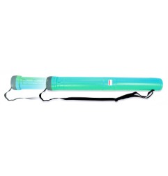1 - ARDA Tubo cm 72/124 Telescopico Allungabile Porta Disegni Diametro 9 cm NERO 1572N