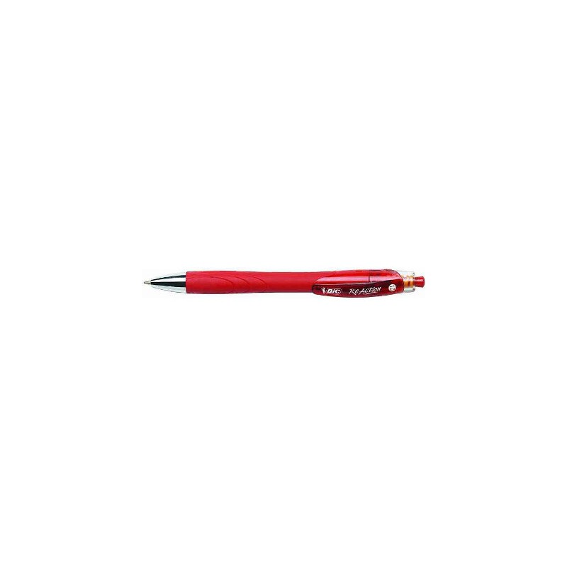 BIC ReAction penna a sfera rossa punta 0,4 mm ricaricabile 12 Pz 8575481 BIC ReAction penna a sfera rossa punta 0,4 mm ricaricabile 12 Pz 8575481
