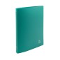 Portalistino Exacompta Opak A4 20 buste, copertina morbida in polipropilene, verde scuro - 8523E