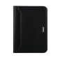 Portablocco Niji City formato A4 in ecopelle con zip, blocco incluso, colore nero - 60592