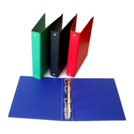 1 - Raccoglitore a 4 anelli A4 D.30 15x21 nero