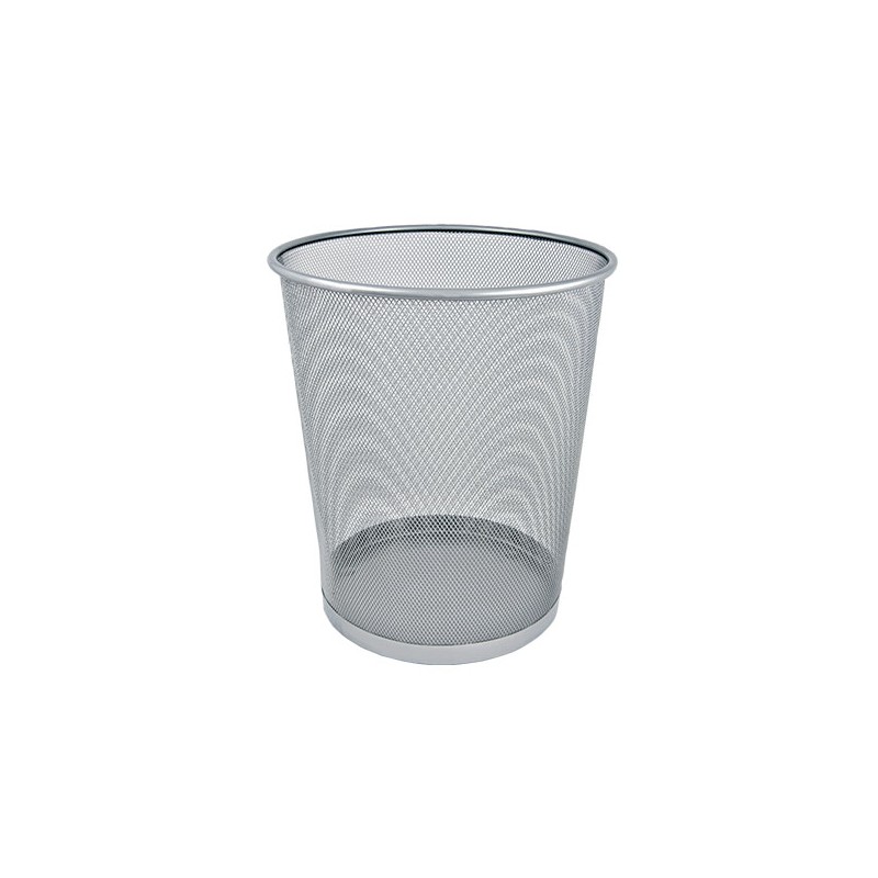 GETTACARTE IN METALLO TONDO SILVER H.34CM. D.29,5 16/053 GETTACARTE IN METALLO TONDO SILVER H.34CM. D.29,5 16/053