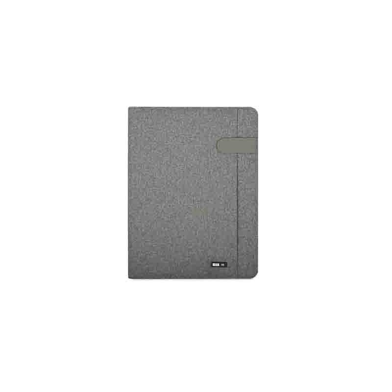 Portablocco Niji City Time formato A4 in poliestere, colore grigio - 61918