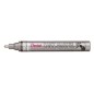 Pentel Paint Marker MMP10-Z marker punta tonda 4,5 mm argento 12 pz Pentel Paint Marker MMP10-Z marker punta tonda 4,5 mm argento 12 pz