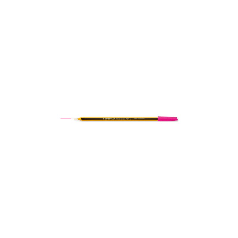 STAEDTLER Penna a Sfera Noris 434 stick Colore magenta M 10 pz STAEDTLER Penna a Sfera Noris 434 stick Colore magenta M 10 pz
