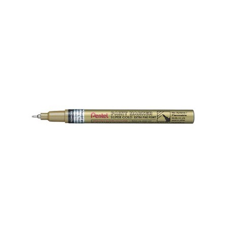 Pentel Paint Marker MFP10 X punta extra fine 0.6 mm oro 12 Pz