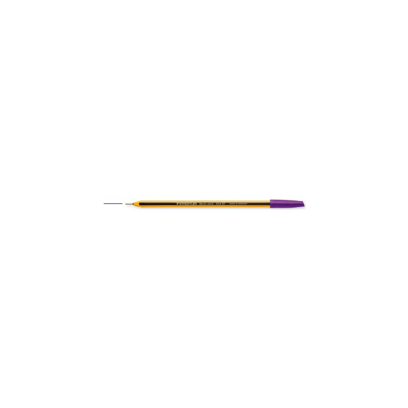 STAEDTLER Scatola 10 penna a sfera 434 06 noris stick viola 1,0mm STAEDTLER Scatola 10 penna a sfera 434 06 noris stick viola 1,0mm