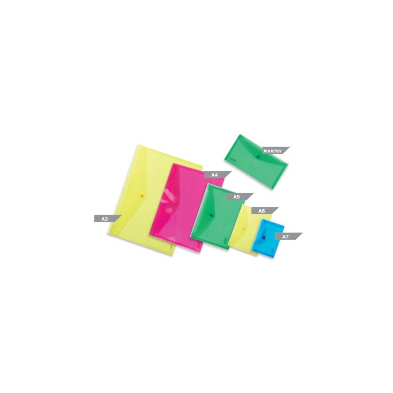ITERNET Busta portadocumenti con bottone colori ass. 5 pz. 14,5x10,5 7017/A7 ITERNET Busta portadocumenti con bottone colori ass. 5 pz. 14,5x10,5 7017/A7