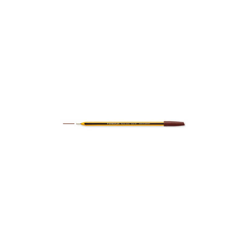 STAEDTLER Penna a Sfera Noris stick Colore marrone M 10 pz STAEDTLER Penna a Sfera Noris stick Colore marrone M 10 pz