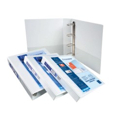 1 - EXACOMPTA Raccoglitore 4 anelli A4 D.60 display kreacover bianco 51845E