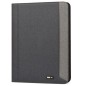 Portablocco Niji City Time formato A4 in tessuto bicolore, grigio e grigio scuro - 61502