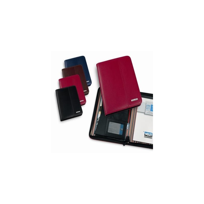 Portablocco Niji City Time Professional in similpelle con zip, colore nero - 4850-N Portablocco Niji City Time Professional in similpelle con zip, colore nero - 4850-N