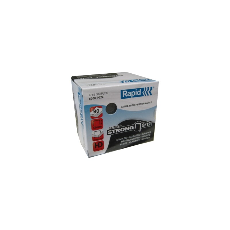 5000 pezzi Punti Rapid-Se 9/12 Super Strong 24871400 5000 pezzi Punti Rapid-Se 9/12 Super Strong 24871400