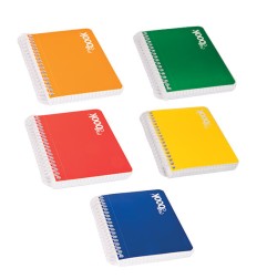 1 - NICKOFFICE - MYBOOK Quaderno Maxi Spiralato 1R 4 Fori 144 fogli 80gr - Colori Assortiti 30/039-1