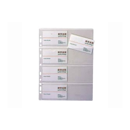 1 - SVAR Buste a foratura universale per 16 biglietti cm. 21x30