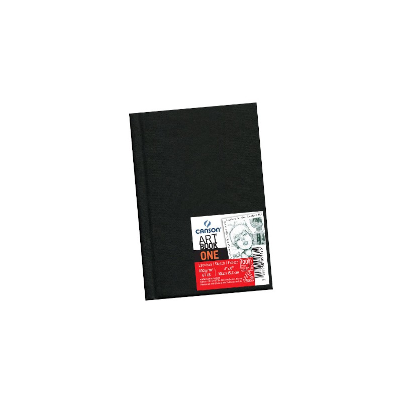 Canson sketchbook rilegato Art Book One 10,2x15,2 cm 100 g/m² 98 fogli 200005567 Canson sketchbook rilegato Art Book One 10,2x15,2 cm 100 g/m² 98 fogli 200005567