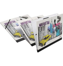 1 - CANSON Cartella porta disegni con fantasia New York 400-037-222