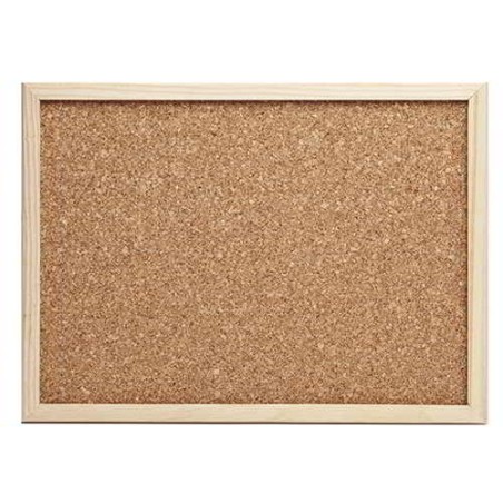 CWR lavagna in sughero 60x90 cm con cornice in legno – 11259/3