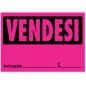 STUDIO 10 pz Cartello vendesi colore fucsia fluo 23x33 STUDIO 10 pz Cartello vendesi colore fucsia fluo 23x33