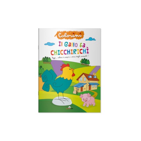 1 - LISCIANI EDU COLORINI - IL GALLO FA CHICCHIRICHI 10624*