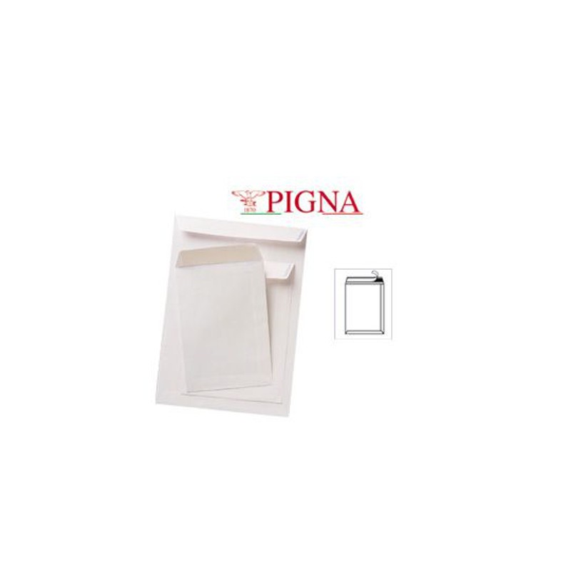 PIGNA Busta da lettera a sacco 30x40cm 500pz 80gr 2950740 PIGNA Busta da lettera a sacco 30x40cm 500pz 80gr 2950740