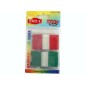 Segnapagina adesivo plastificato 2 colori rosso verde Segnapagina adesivo plastificato 2 colori rosso verde