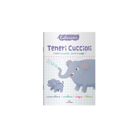 1 - LISCIANI EDU COLORINI - TENERI CUCCIOLI 10938*