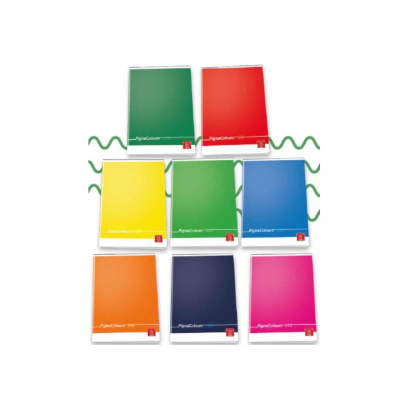PIGNA Conf.10 pz Quaderno Maxi C 19+1 fogli COLOURS - Colori Assortiti 100 gr 0229658 PIGNA Conf.10 pz Quaderno Maxi C 19+1 fogli COLOURS - Colori Assortiti 100 gr 0229658