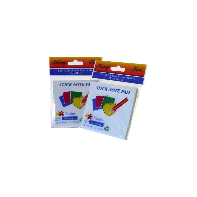 12 Pezzi Blocco Adesivo Post-it 76X76 Bianco HX-A03 12 Pezzi Blocco Adesivo Post-it 76X76 Bianco HX-A03