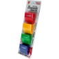Conf.4 pz Molla Fermacarte magnetica 37 mm - Colori Assortiti 6027 Conf.4 pz Molla Fermacarte magnetica 37 mm - Colori Assortiti 6027