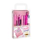 BIC Writing Set Pink & Purple kit scrittura 9 strumenti con astuccio in ecopelle rosa 964280 BIC Writing Set Pink & Purple kit scrittura 9 strumenti con astuccio in ecopelle rosa 964280