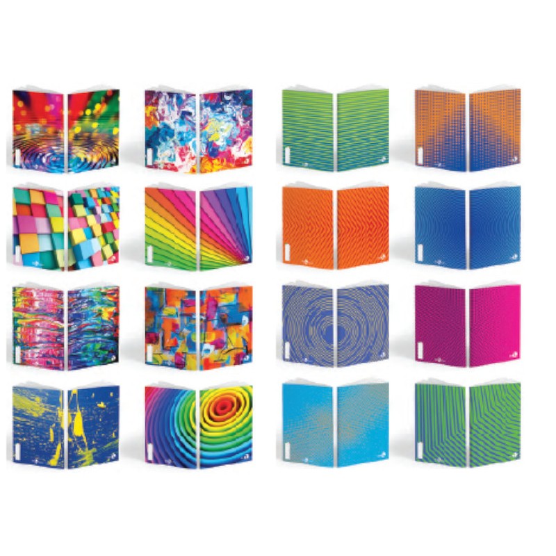 BE MORE Different quaderno Maxi A4 24+1 fogli 100 g, confezione da 10 BE MORE Different quaderno Maxi A4 24+1 fogli 100 g, confezione da 10