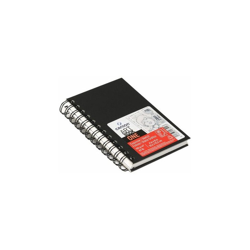 Canson sketchbook spiralato Art Book One 14x21,6 cm 100 g/m² 80 fogli C400039211 Canson sketchbook spiralato Art Book One 14x21,6 cm 100 g/m² 80 fogli C400039211