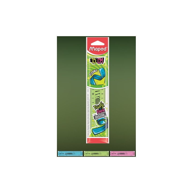 MAPED RIGHELLO TWIST'N FLEX CM.15 -20pz 279110 MAPED RIGHELLO TWIST'N FLEX CM.15 -20pz 279110