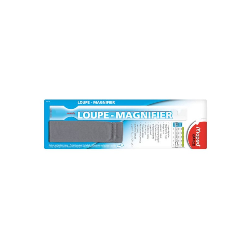 Maped righello con lente d'ingrandimento 25CM 395110 Maped righello con lente d'ingrandimento 25CM 395110