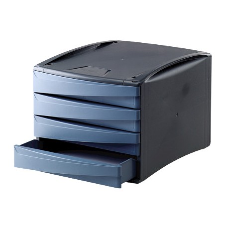 1 - FELLOWES 2 pezzi Cassettiera 4 cassetti carta da zucchero 00192