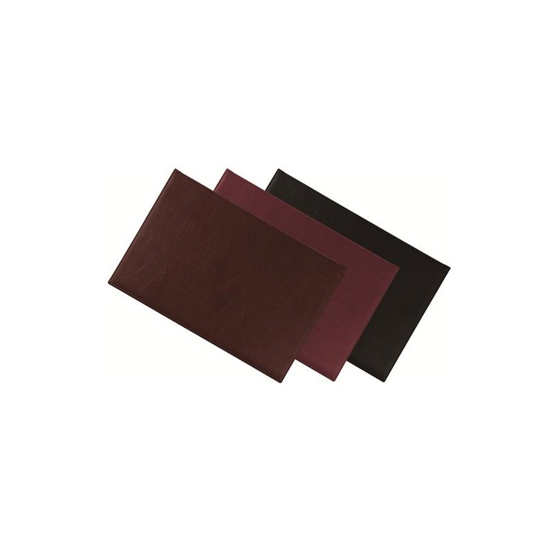 Sottomano da scrivania Niji doppio in ecopelle, 48x32 cm, colore marrone - 2190-M Sottomano da scrivania Niji doppio in ecopelle, 48x32 cm, colore marrone - 2190-M