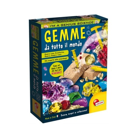 1 - LISCIANI - I'M A GENIUS TS GEMME DA TUTTO IL MONDO 48953 Gioco interattivo per bambini +7A
