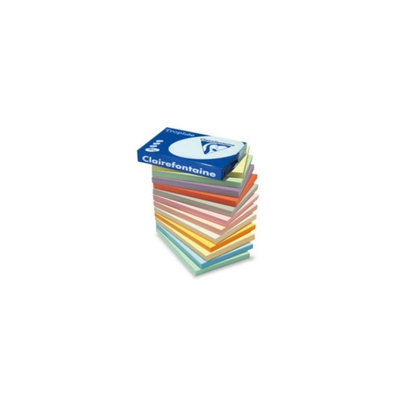 CLAIREFONTAINE TROPHEE 250 fogli Carta per fotocopie colore grigio perla A3 160 gr 1065 CLAIREFONTAINE TROPHEE 250 fogli Carta per fotocopie colore grigio perla A3 160 gr 1065