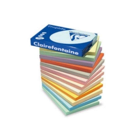 1 - CLAIREFONTAINE TROPHEE 250 fogli Carta per fotocopie colore grigio perla A3 160 gr 1065